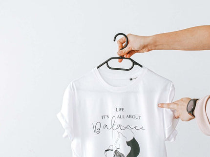 It’s All About Balance – Oversized Organic Cotton T-Shirt by Black Giraffe - Daily Nomad