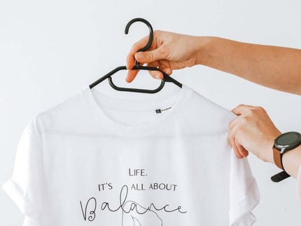 It’s All About Balance – Oversized Organic Cotton T-Shirt by Black Giraffe - Daily Nomad