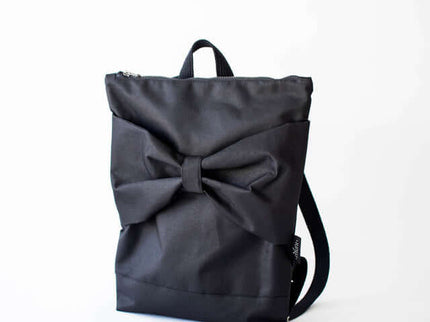 Waterproof Backpack - Black Bow
