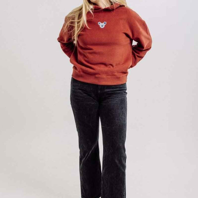 Koala Soft Fleece Full Zip Hoodie – Terracotta by Sossu - Daily Nomad