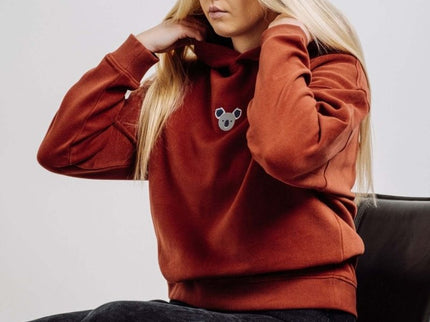 Koala Soft Fleece Full Zip Hoodie – Terracotta by Sossu - Daily Nomad