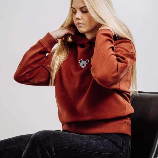 Koala Soft Fleece Full Zip Hoodie – Terracotta by Sossu - Daily Nomad