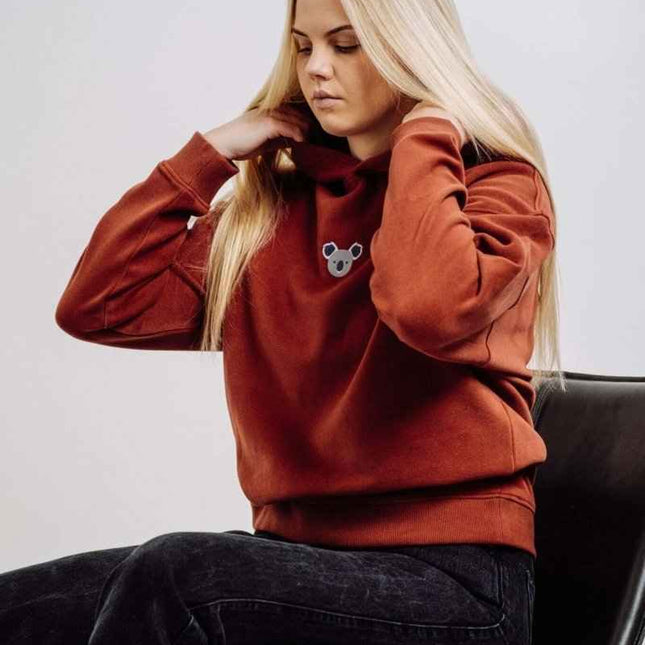 Koala Soft Fleece Full Zip Hoodie – Terracotta by Sossu - Daily Nomad