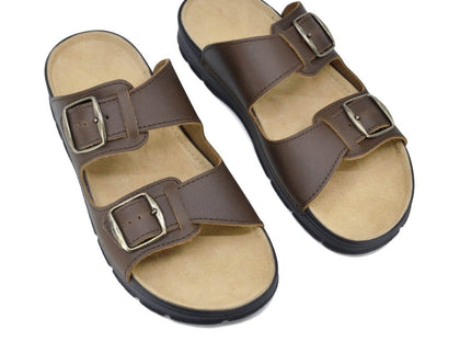 Leather Sandals for Men - Märt - Brown - Handmade in Europe - Daily Nomad