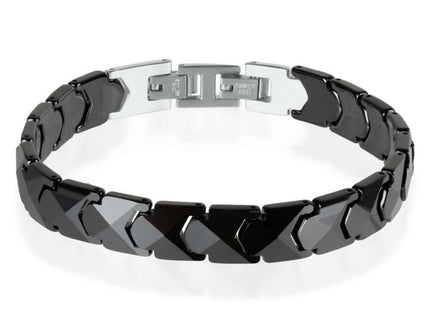 Leono – Black Ceramic Bracelet for Men by Leomani - Daily Nomad
