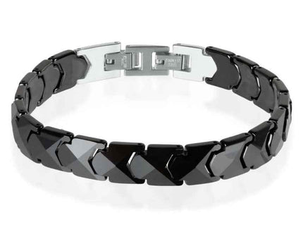 Leono – Black Ceramic Bracelet for Men by Leomani - Daily Nomad
