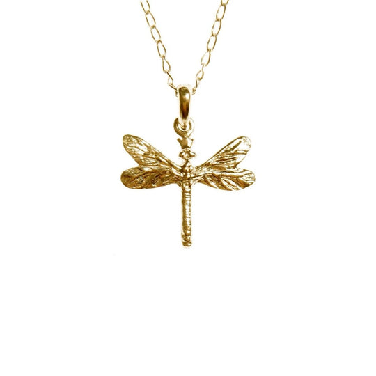 Tanel Veenre Libellula dragonfly necklace in gold-plated silver