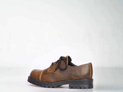 Light Brown Widgets – Unisex Genuine Leather Shoes - Daily Nomad