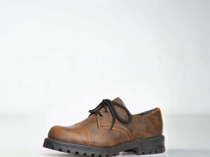 Light Brown Widgets – Unisex Genuine Leather Shoes - Daily Nomad