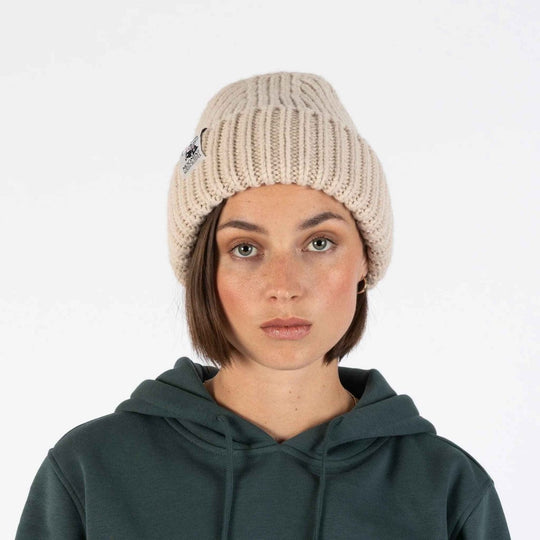 Little My Chunky Beanie – Beige – alternate product view 2