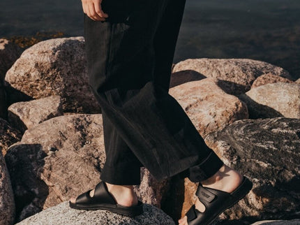 Madise Sandals for Him - Black - Daily Nomad