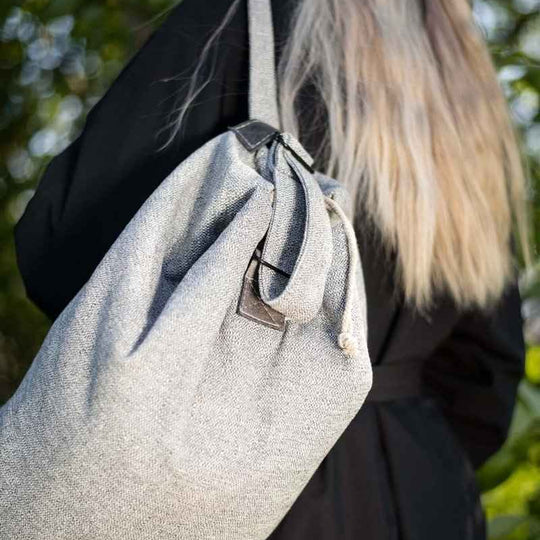 Trendbag Märss blue handbag in upcycled furniture textile