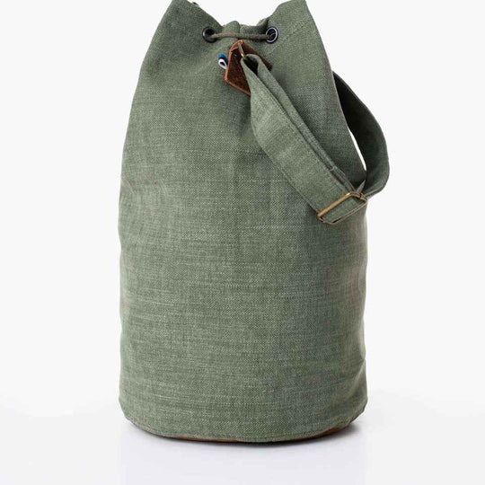 Trendbag Märss light green upcycled handbag handmade in Estonia