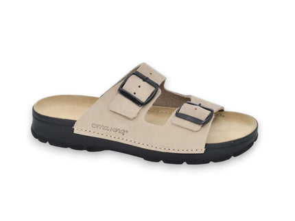 Meeliku Leather Sandals – Beige - Daily Nomad