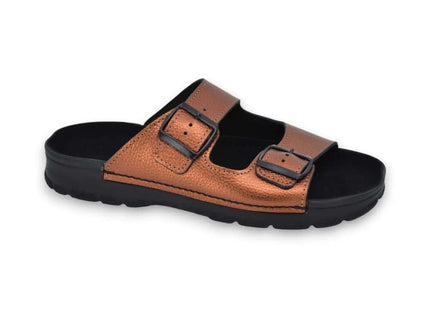 Meeliku Women’s Leather Sandals – Bronze Edition - Daily Nomad