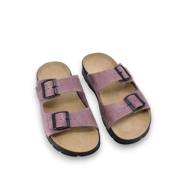 Meeliku Women’s Leather Sandals – Dust Pink Edition - Daily Nomad