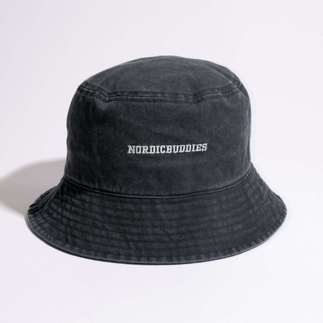 Moomin Classics Washed Denim Bucket Hat - Black - Daily Nomad