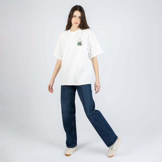 Moomin Jungle Heavy Unisex T-shirt - White - Daily Nomad