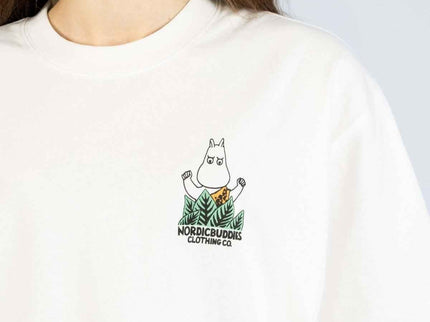 Moomin Jungle Heavy Unisex T-shirt - White - Daily Nomad