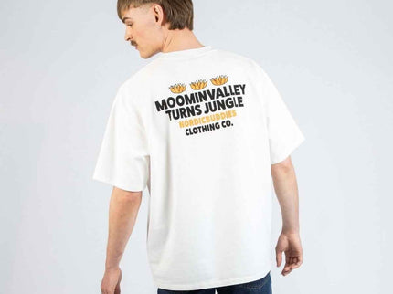 Moomin Jungle Heavy Unisex T-shirt - White - Daily Nomad