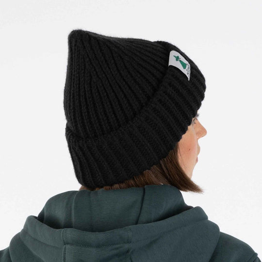 Snufkin Chunky Beanie – Black – alternate product view 2