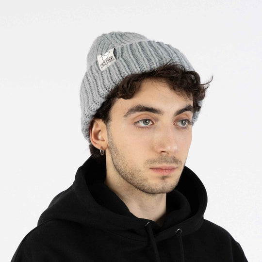 Moominpappa Chunky Beanie – Grey – alternate product view 2