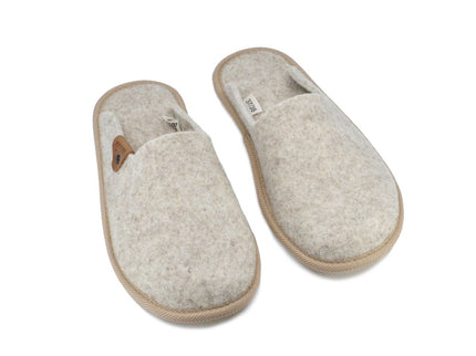 Natural felt slippers Pelsi - New Beige - Daily Nomad
