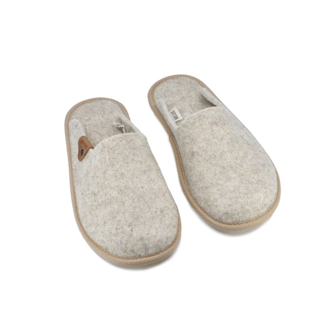 Natural felt slippers Pelsi - New Beige - Daily Nomad