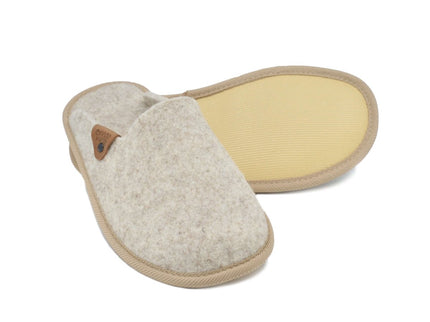 Natural felt slippers Pelsi - New Beige - Daily Nomad