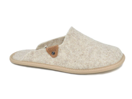 Natural felt slippers Pelsi - New Beige - Daily Nomad