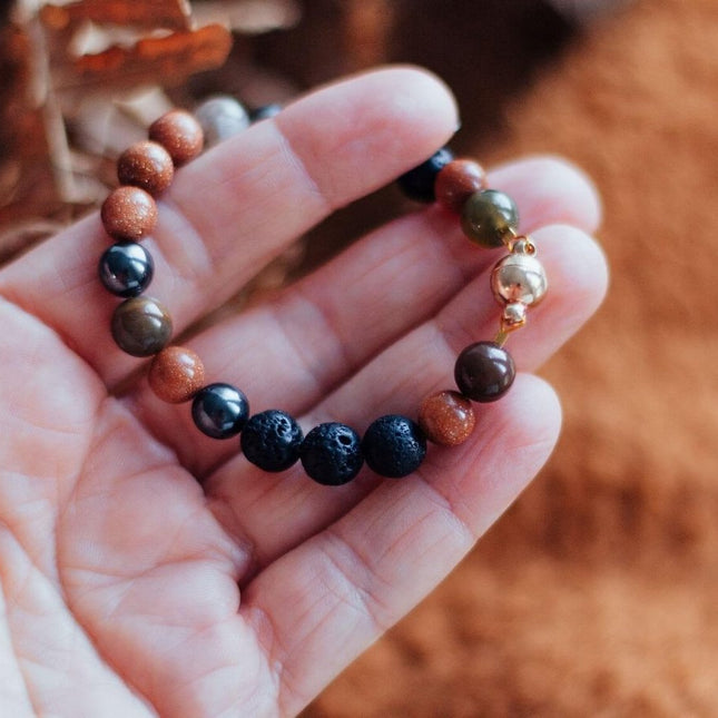 Natural Lava Bracelet Magic Autumn - Daily Nomad