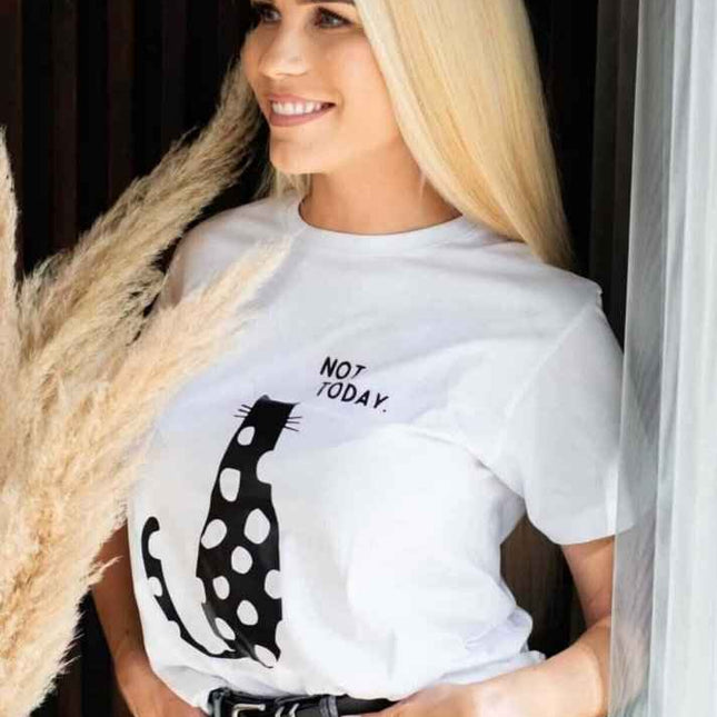 No Thanks – Oversized Organic Cotton T-Shirt by Black Giraffe - Daily Nomad
