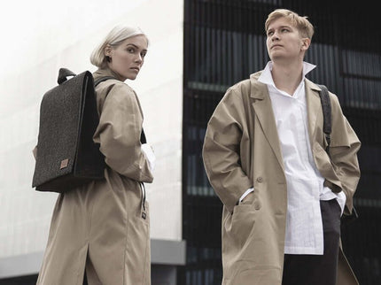 Nordhale Lund Backpack – Black | Minimalist Laptop Bag Handmade in Estonia - Daily Nomad