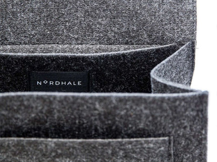 Nordhale LUND MINI Backpack Black – Handmade Weatherproof 12″ Laptop Bag - Daily Nomad