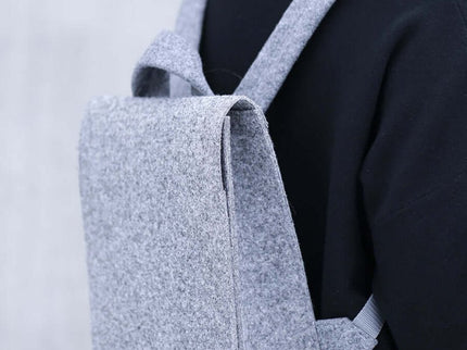 Nordhale LUND MINI Backpack Grey – Handmade Weatherproof 12″ Laptop Bag - Daily Nomad