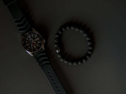 Obsidian Lava Stone Bracelet - Daily Nomad