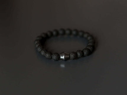 Obsidian Lava Stone Bracelet - Daily Nomad