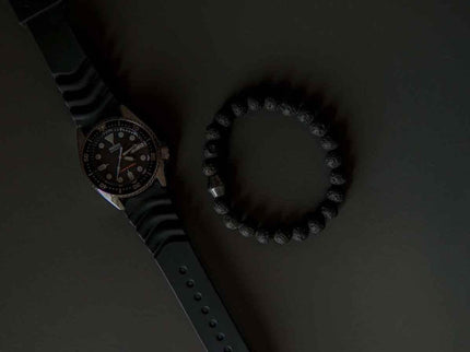 Obsidian Lava Stone Bracelet - Daily Nomad