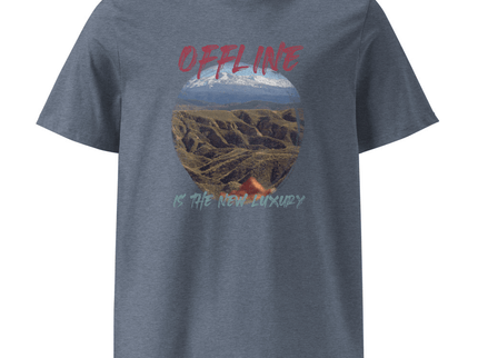 “Offline Is the New Luxury” Organic Cotton Unisex T-Shirt – Sustainable & Ethical – Embrace Mindful Living - Daily Nomad