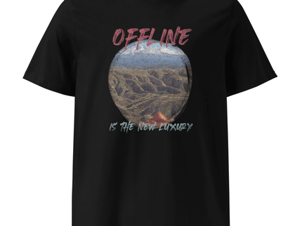“Offline Is the New Luxury” Organic Cotton Unisex T-Shirt – Sustainable & Ethical – Embrace Mindful Living - Daily Nomad