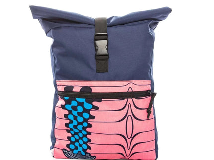 PINK – Waterproof Roll - Top Backpack by Drinbags - Daily Nomad