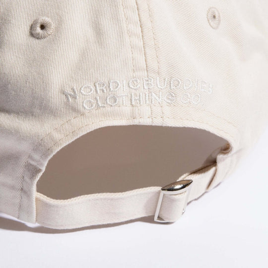 Pippi Longstocking Dad Cap – Natural White – alternate product view 2