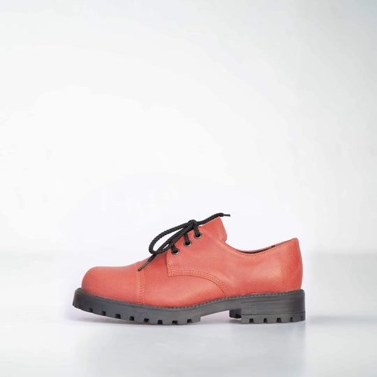 Samelin Widgets Red unisex leather shoes – product view 2