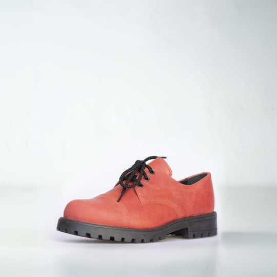 Samelin Widgets Red unisex leather shoes – product view 1