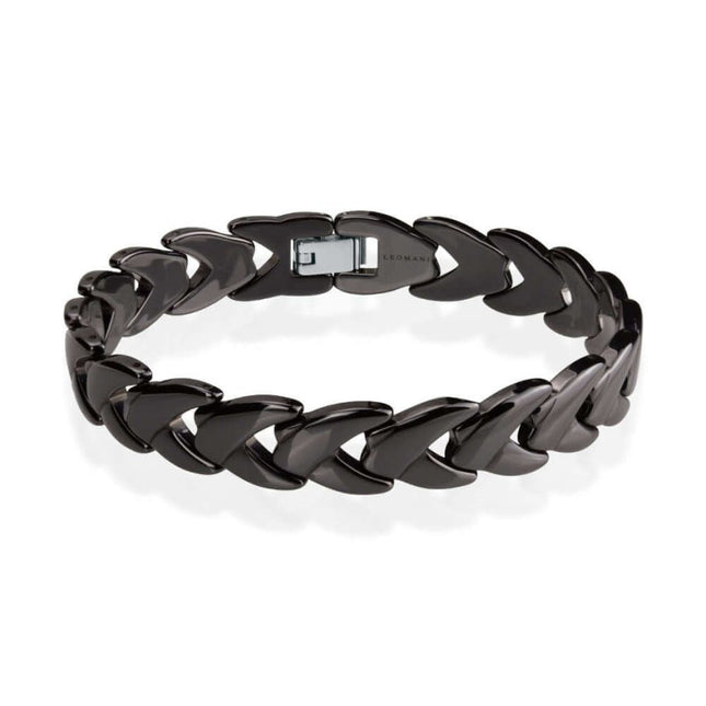 Rocco – Black Ceramic Bracelet for Men by Leomani - Daily Nomad