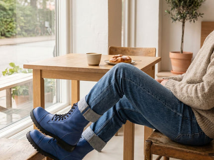 Samelin 511 Leather Boots – Blue — product view 1 of 6