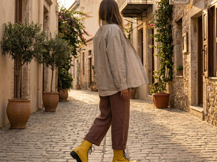 Samelin 511 Leather Boots – Yellow — product view 1 of 5