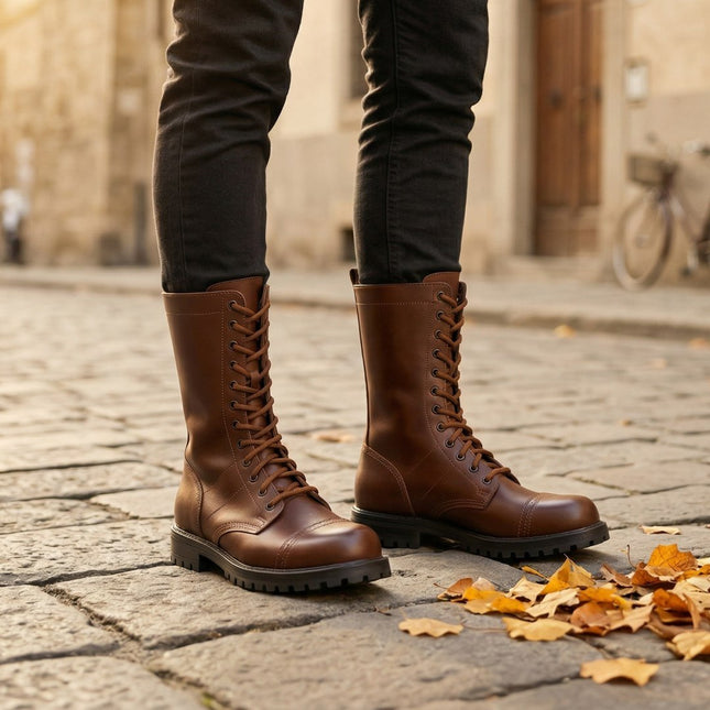 Samelin Aviator 516 High Boots – Brown — product view 1 of 6