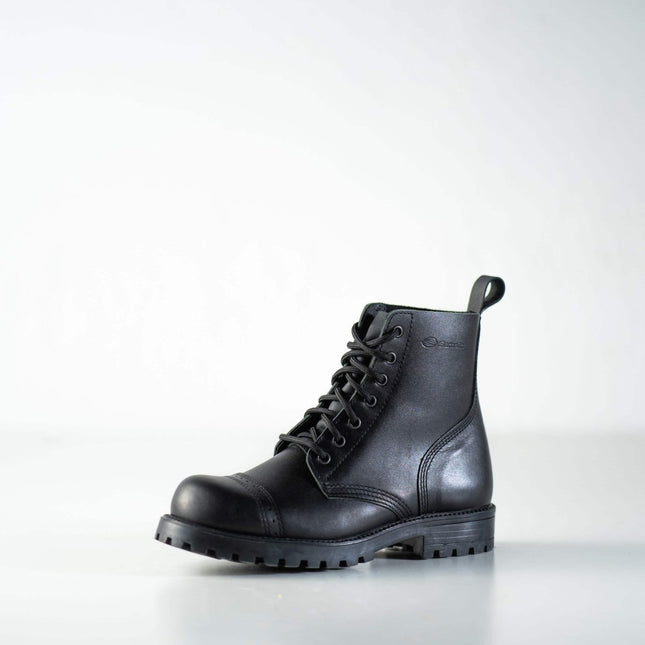 Samelin 517 Black Aviator Leather Boots – Unisex Handmade Combat - Grade Boots - Daily Nomad