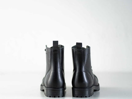 Samelin 517 Black Aviator Leather Boots – Unisex Handmade Combat - Grade Boots - Daily Nomad